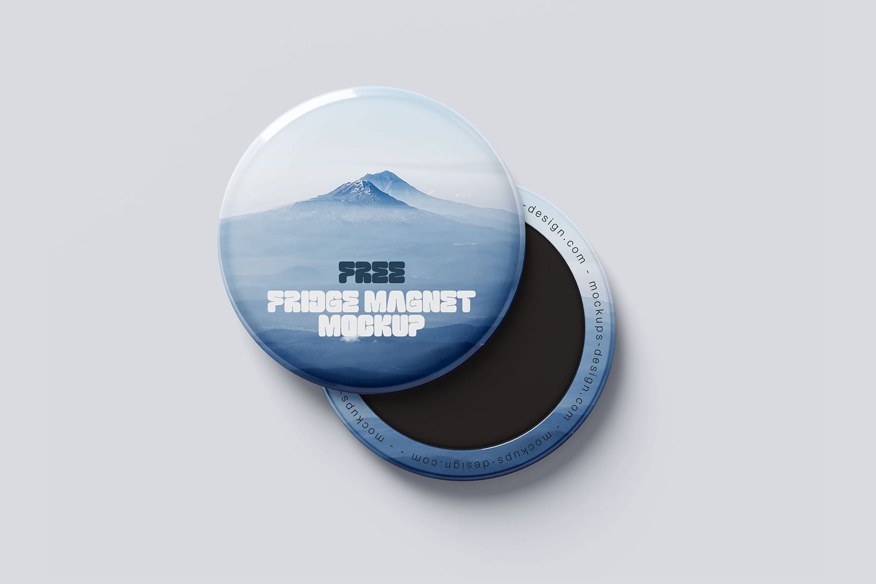 Fridge Magnet Mockup