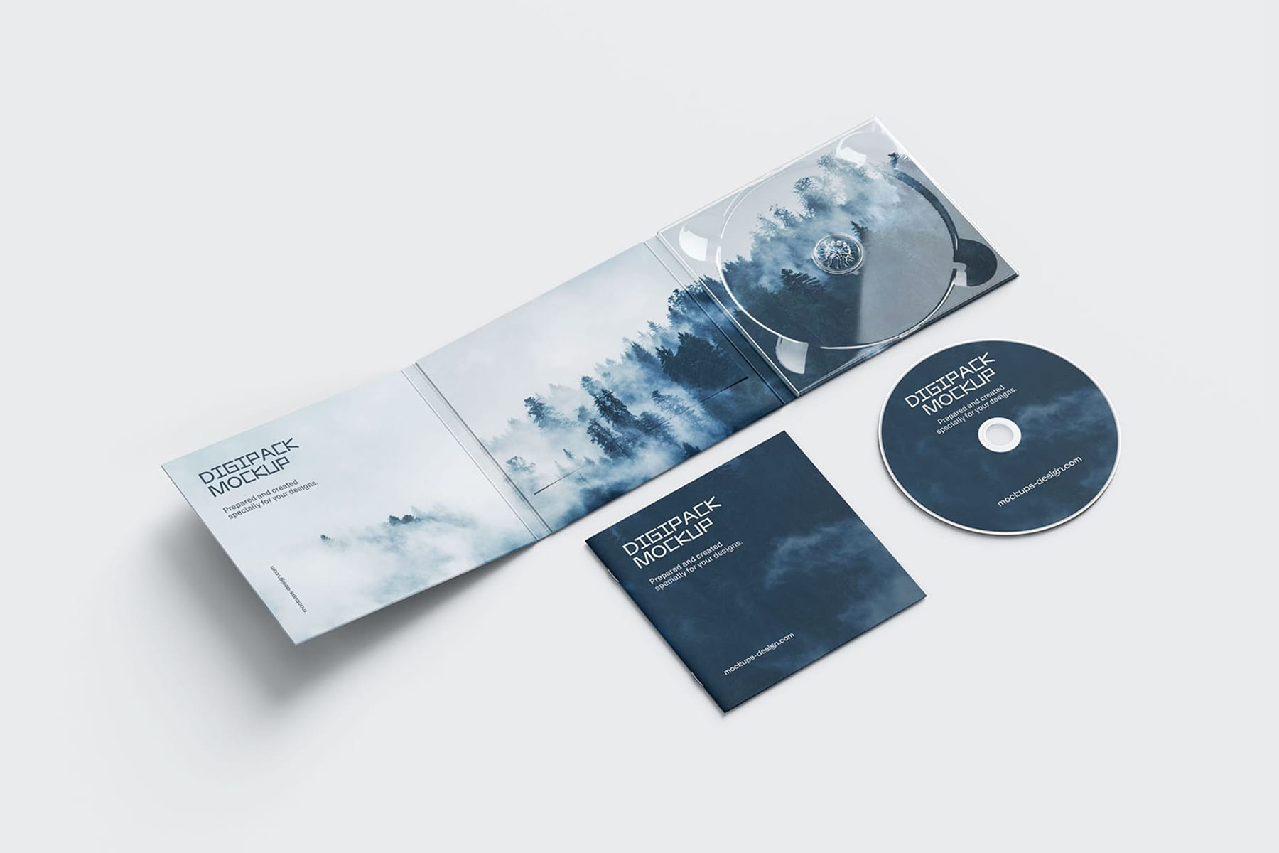 CD & DVD Cover Mockups