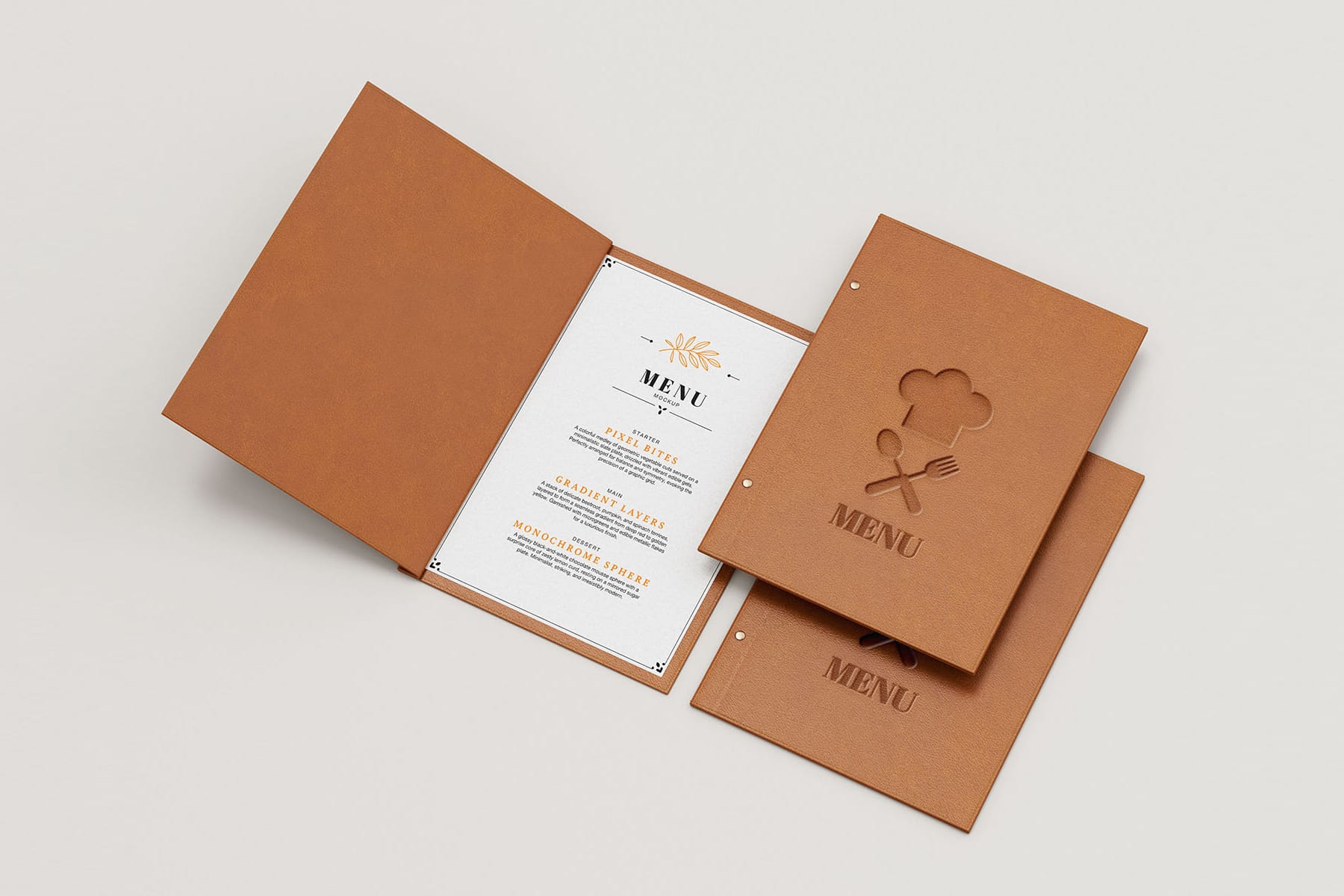 Menu Mockups