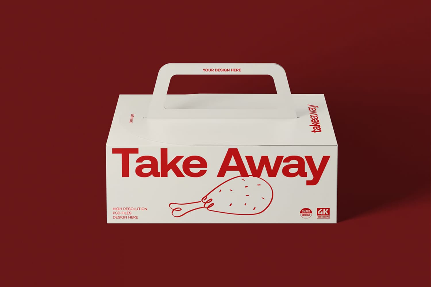 Food Box Mockup