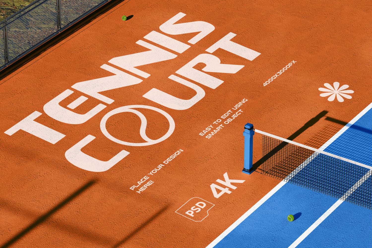 Tennis Court Mockup