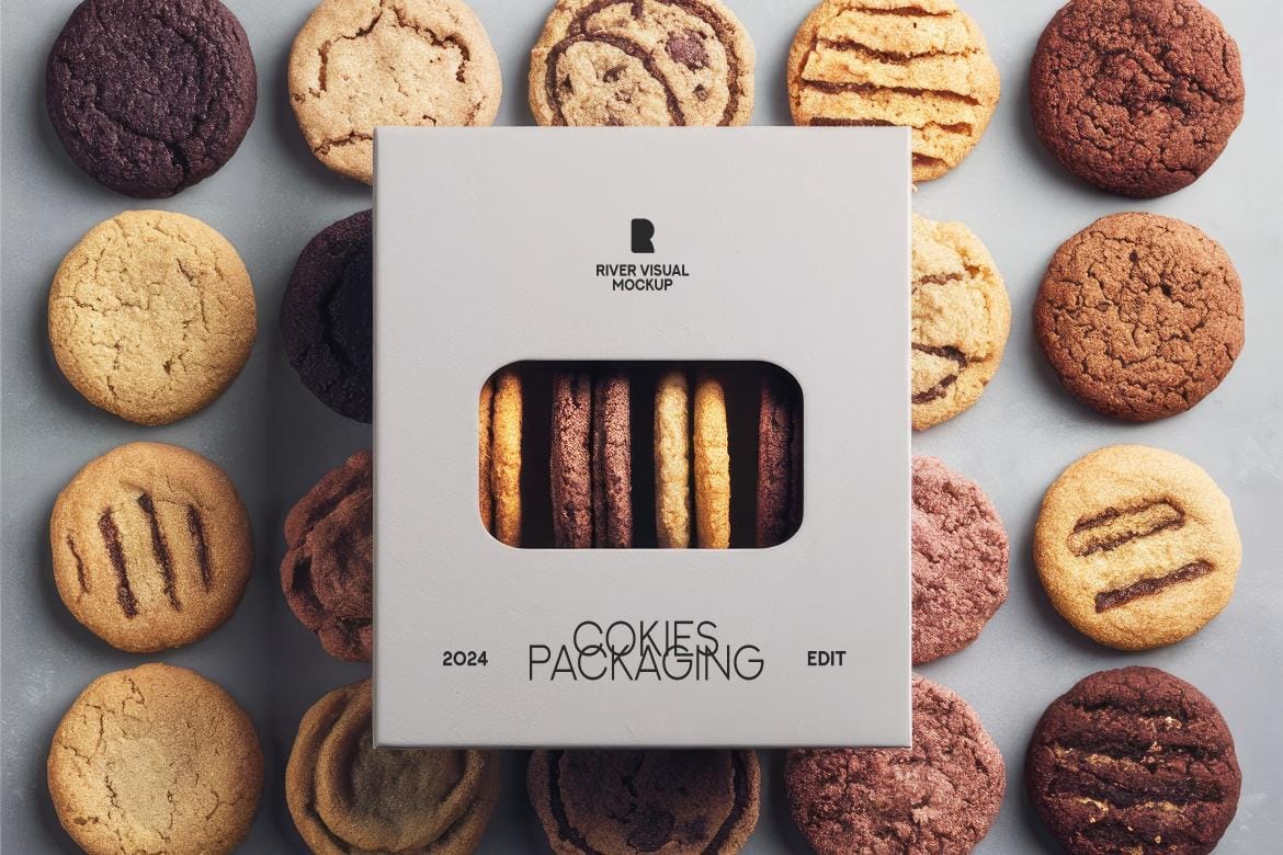 Cookies Packaging Mockup