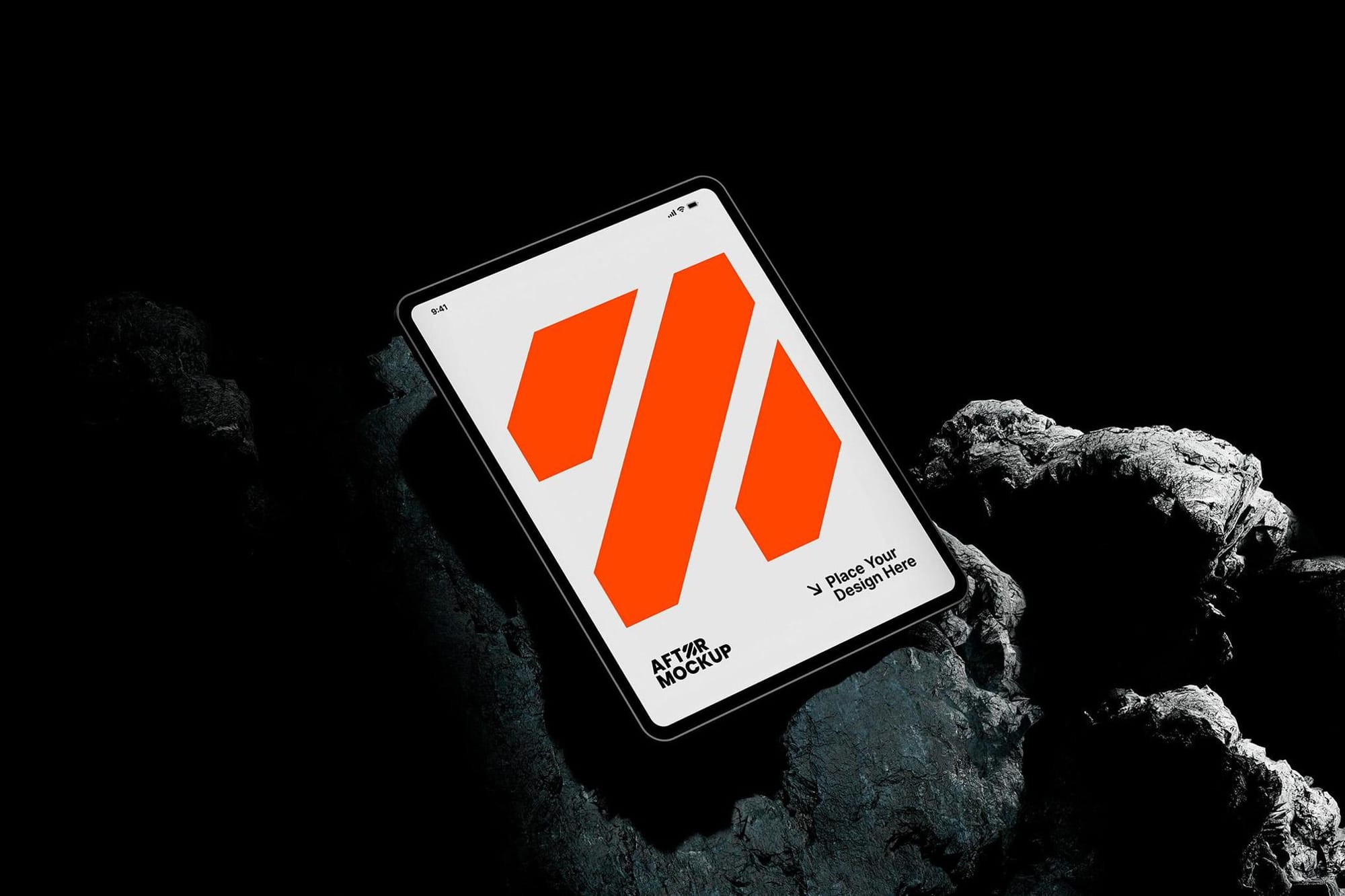 Dark Rock iPad Mockup