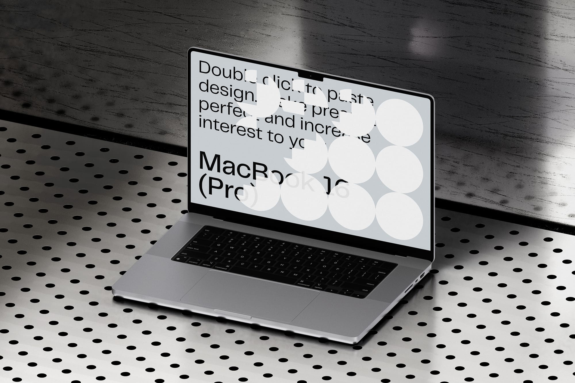 Macbook Pro On Metal Surface