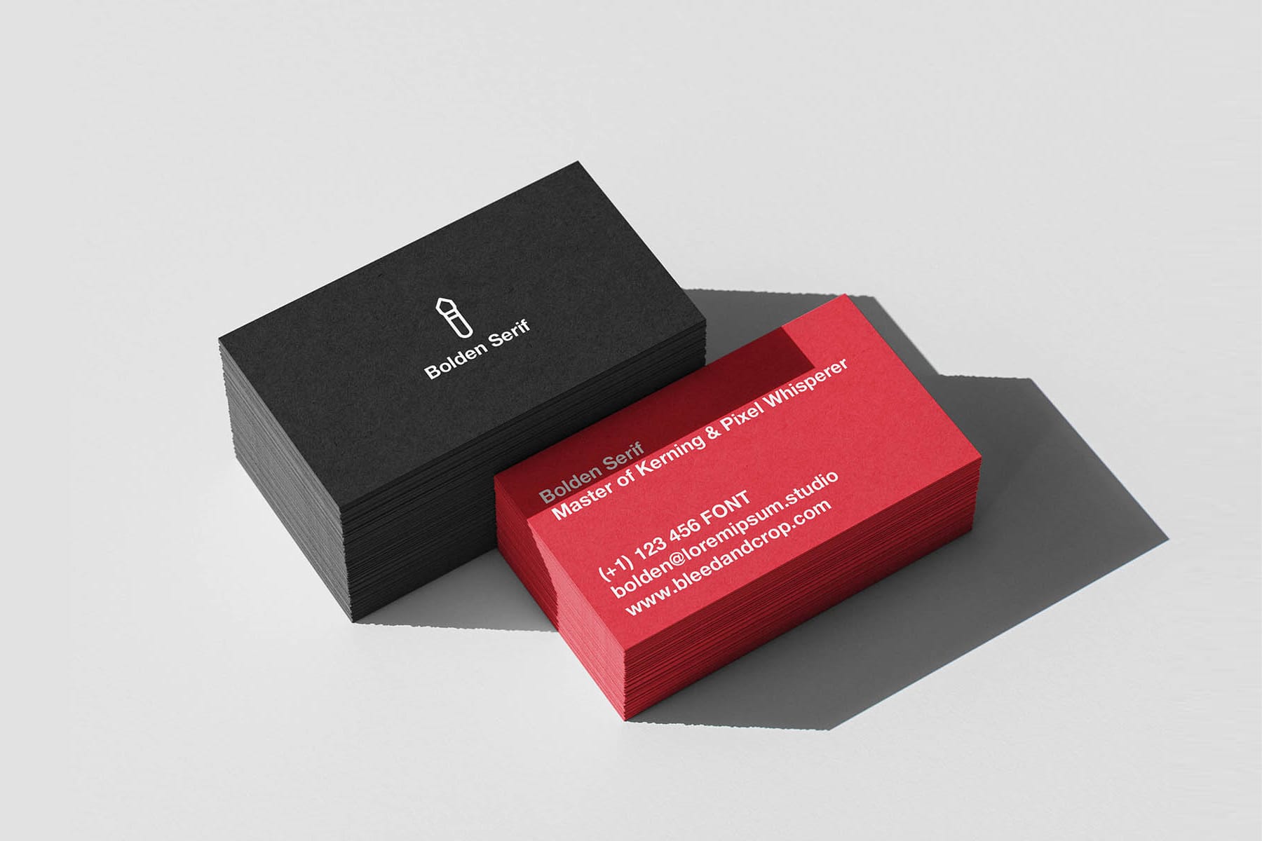 Two Business Card Mockup