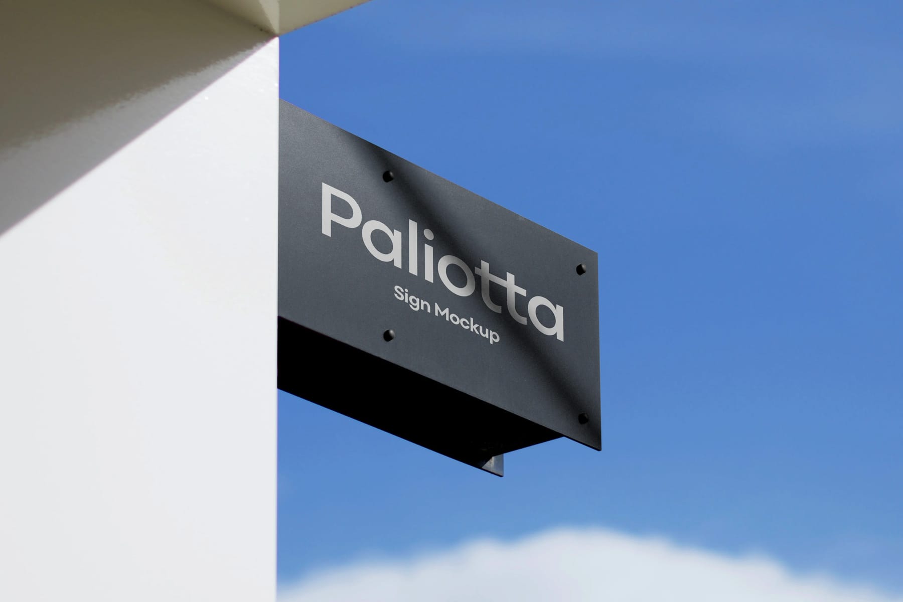 Metal Sign Mockup