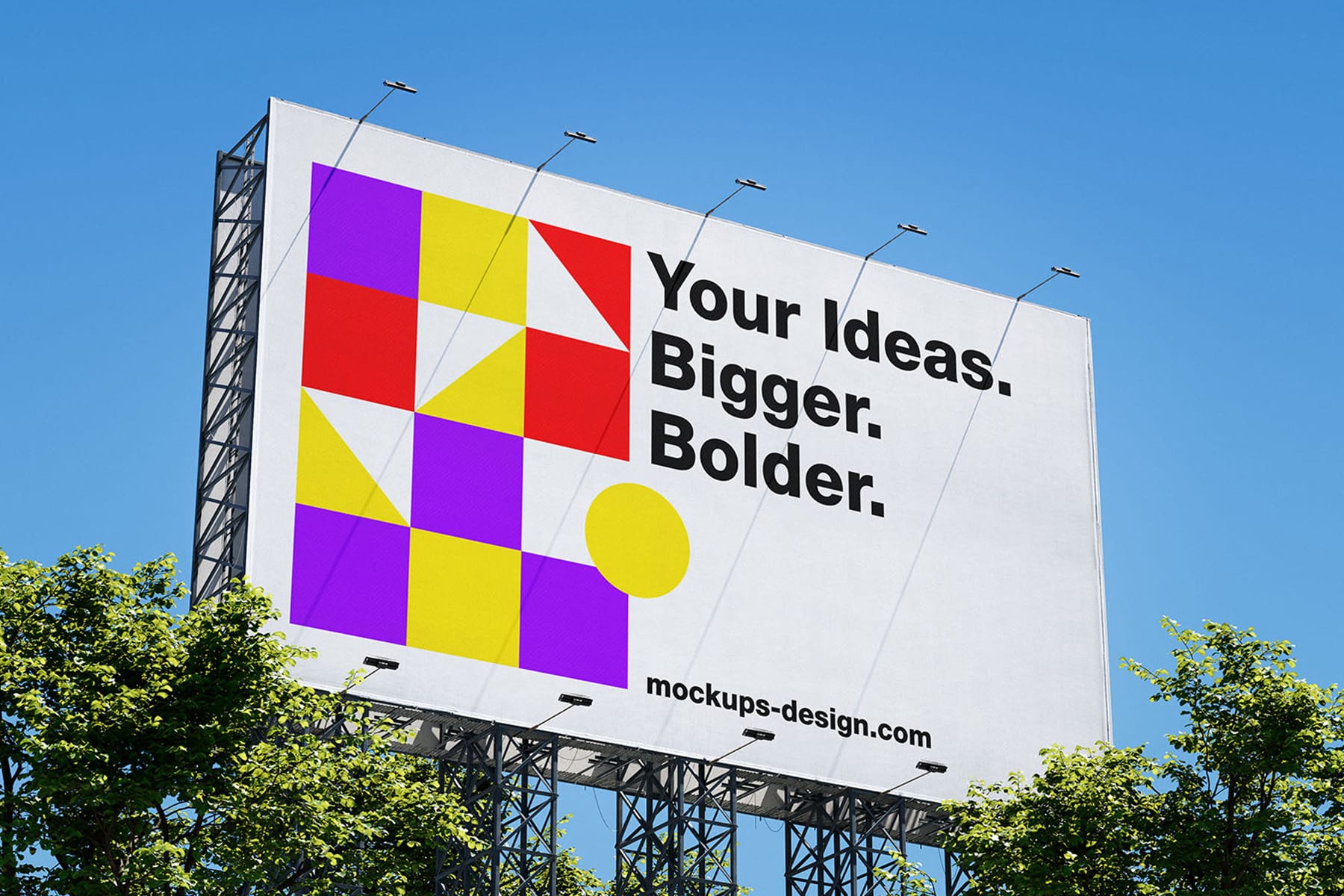 Large Format Billboard Mockup