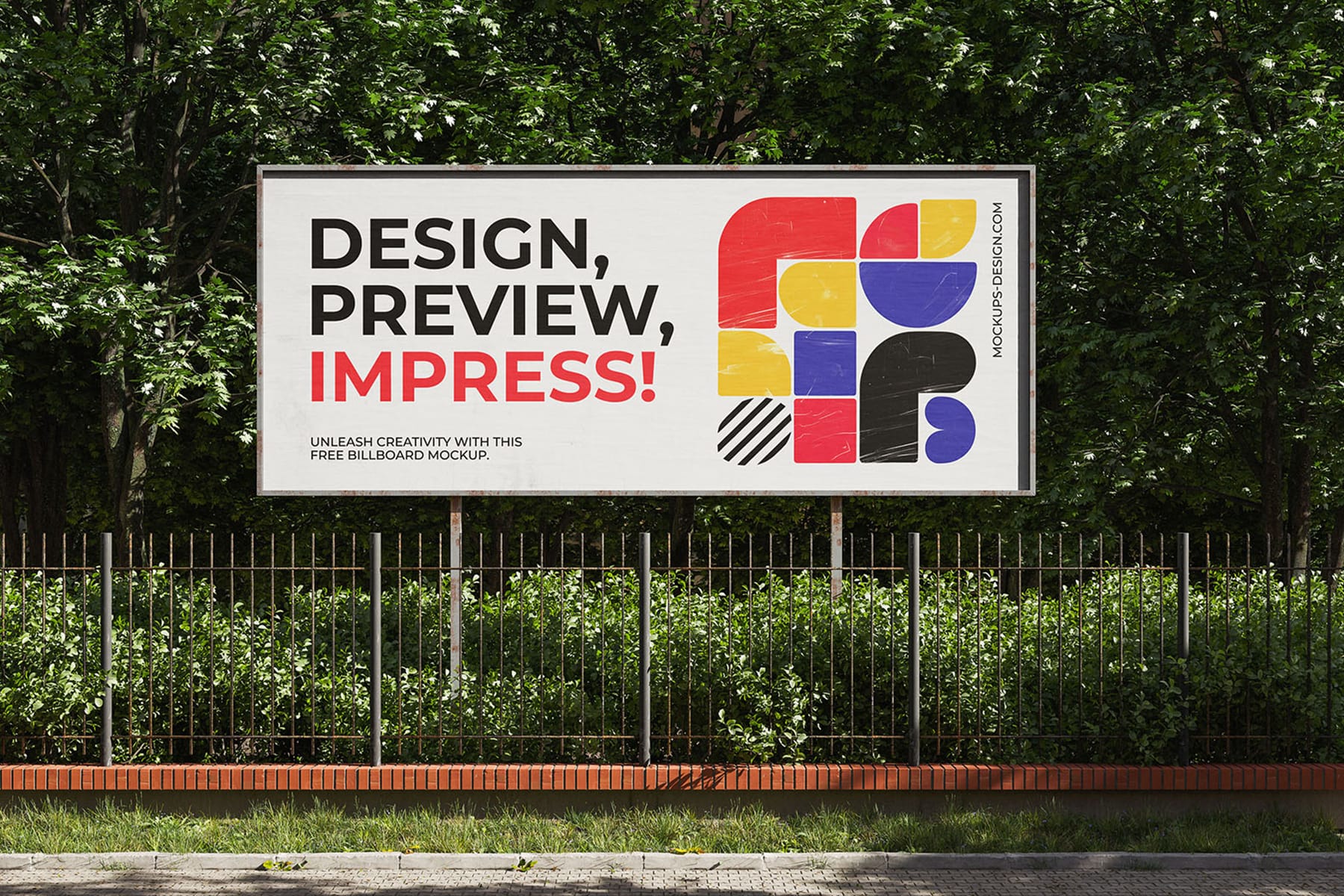 Outdoor Billboard Mockup