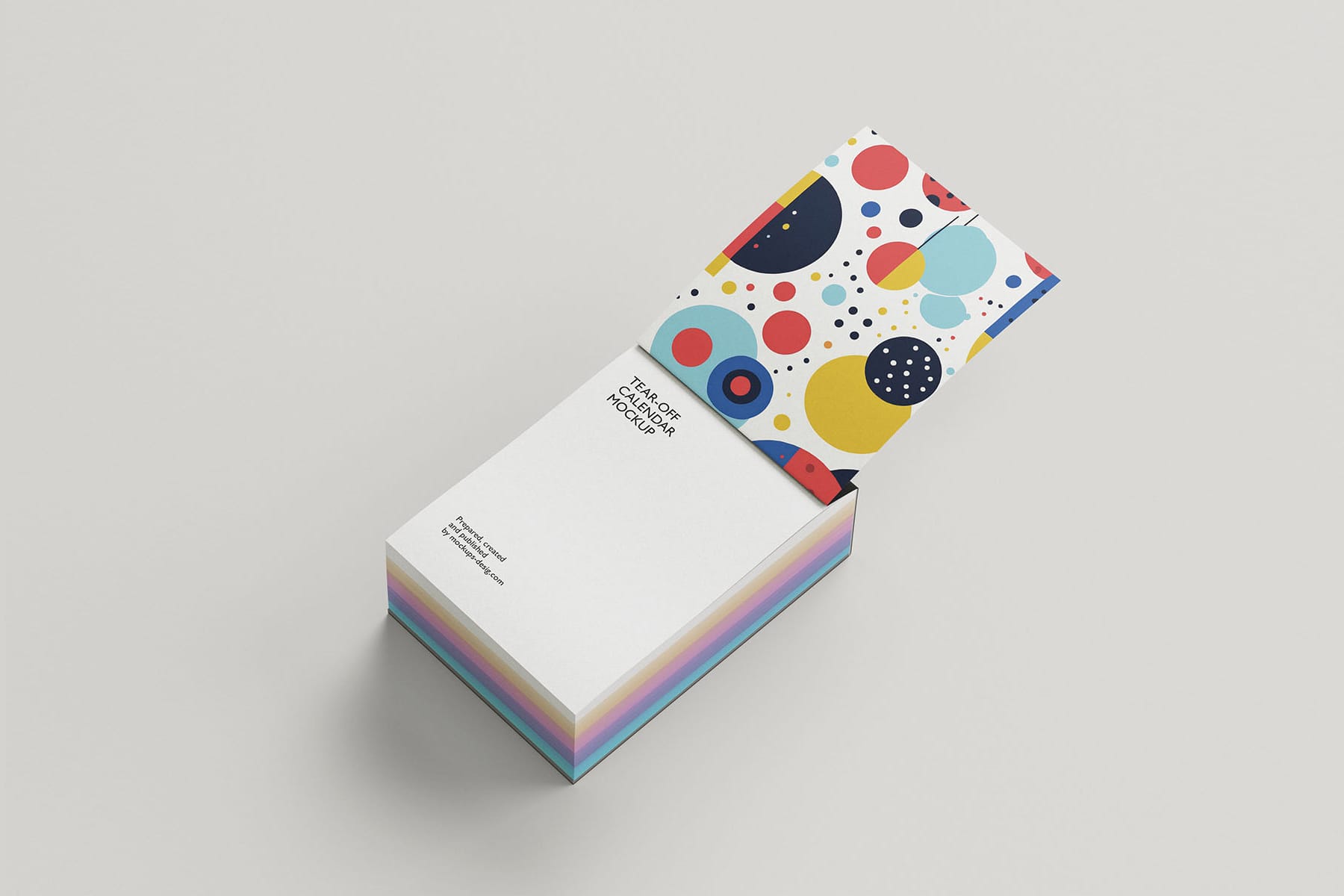 Tear-off Calendar Book Mockup