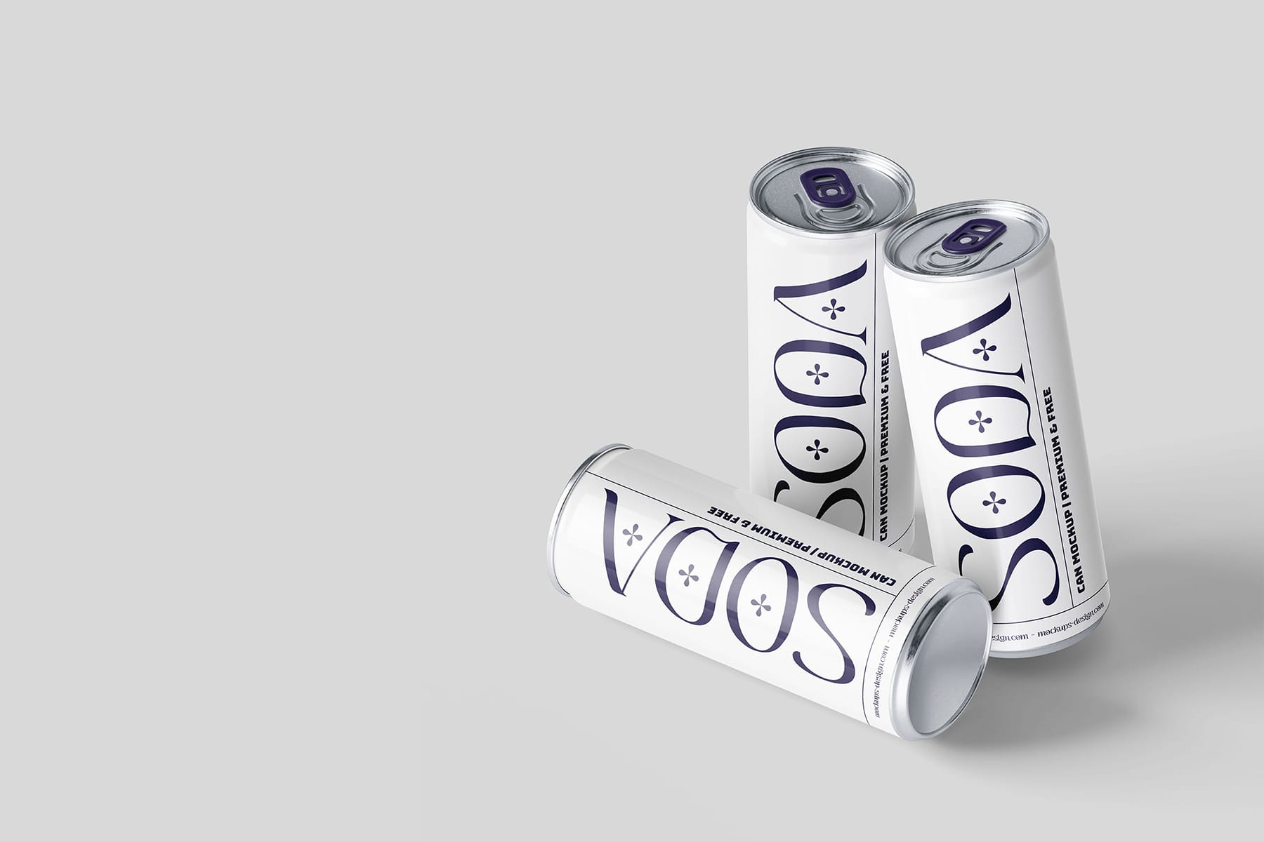 Soda Can Mockup Set