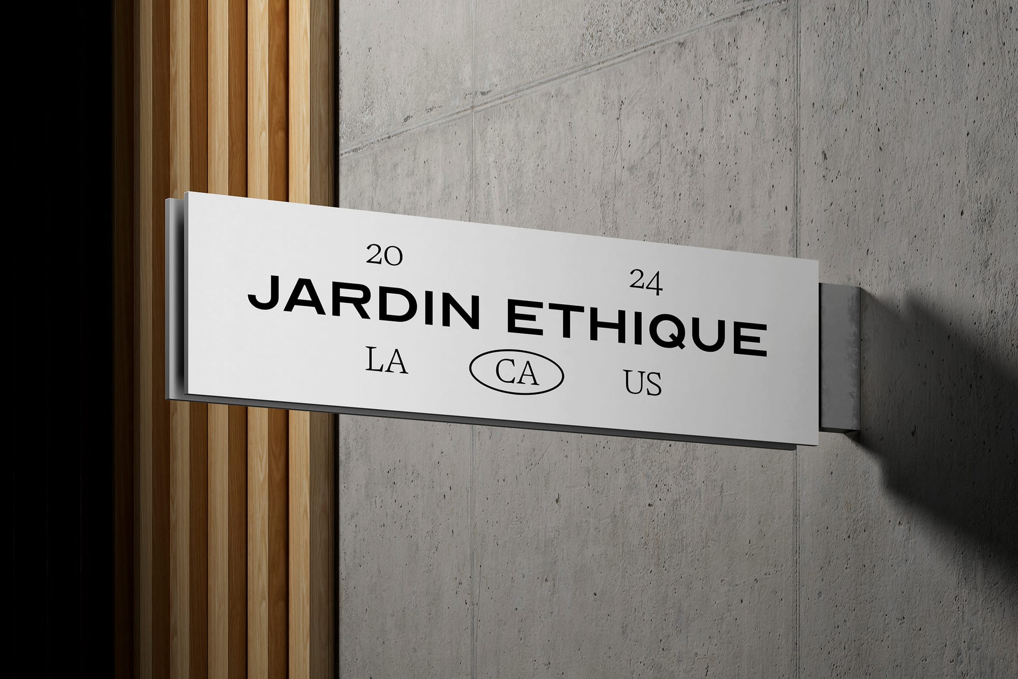 Outdoor Store Sign Mockup