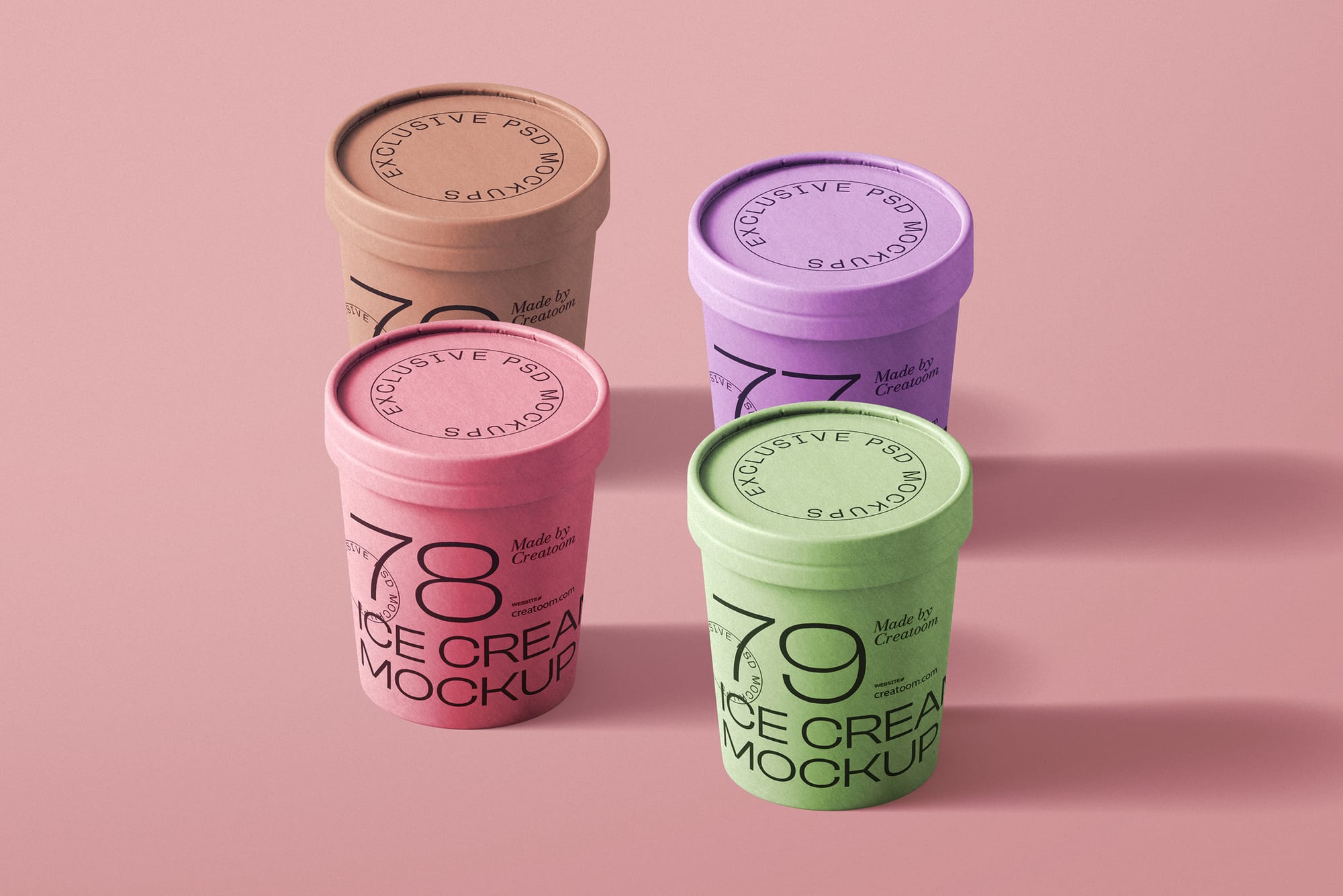 Ice Cream Packaging Mockup