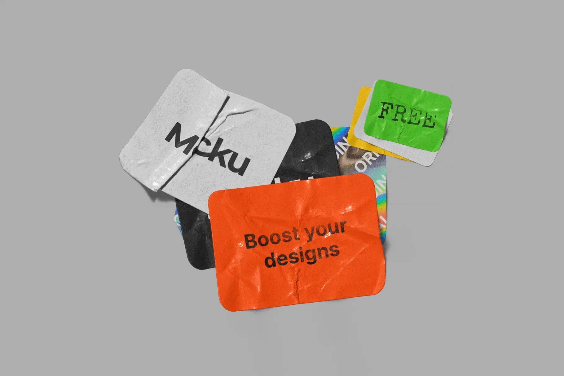 Pricing Sticker Mockups Pack
