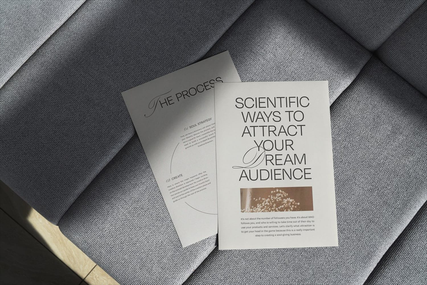 A4 Paper Resume Mockups Set