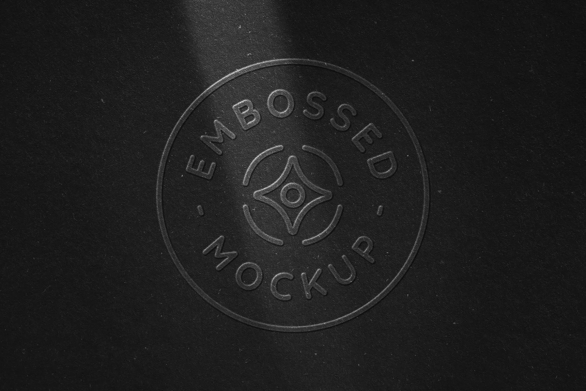 Embossed Paper Logo Mockup