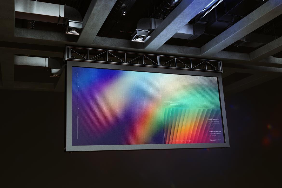 Digital Screen Advertising Mockup