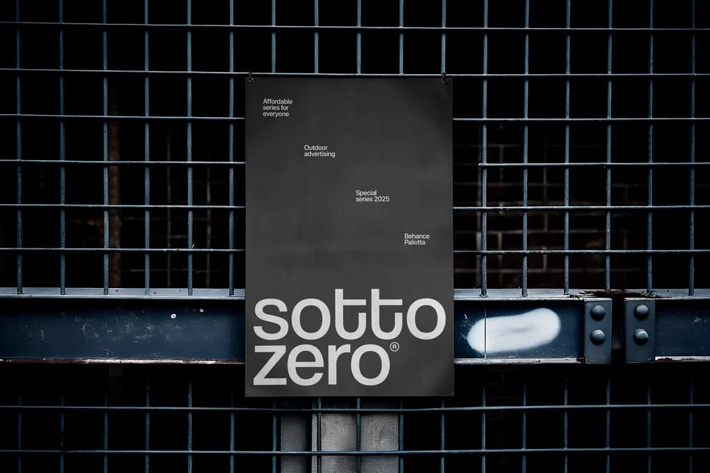 Urban Grid Poster Mockup