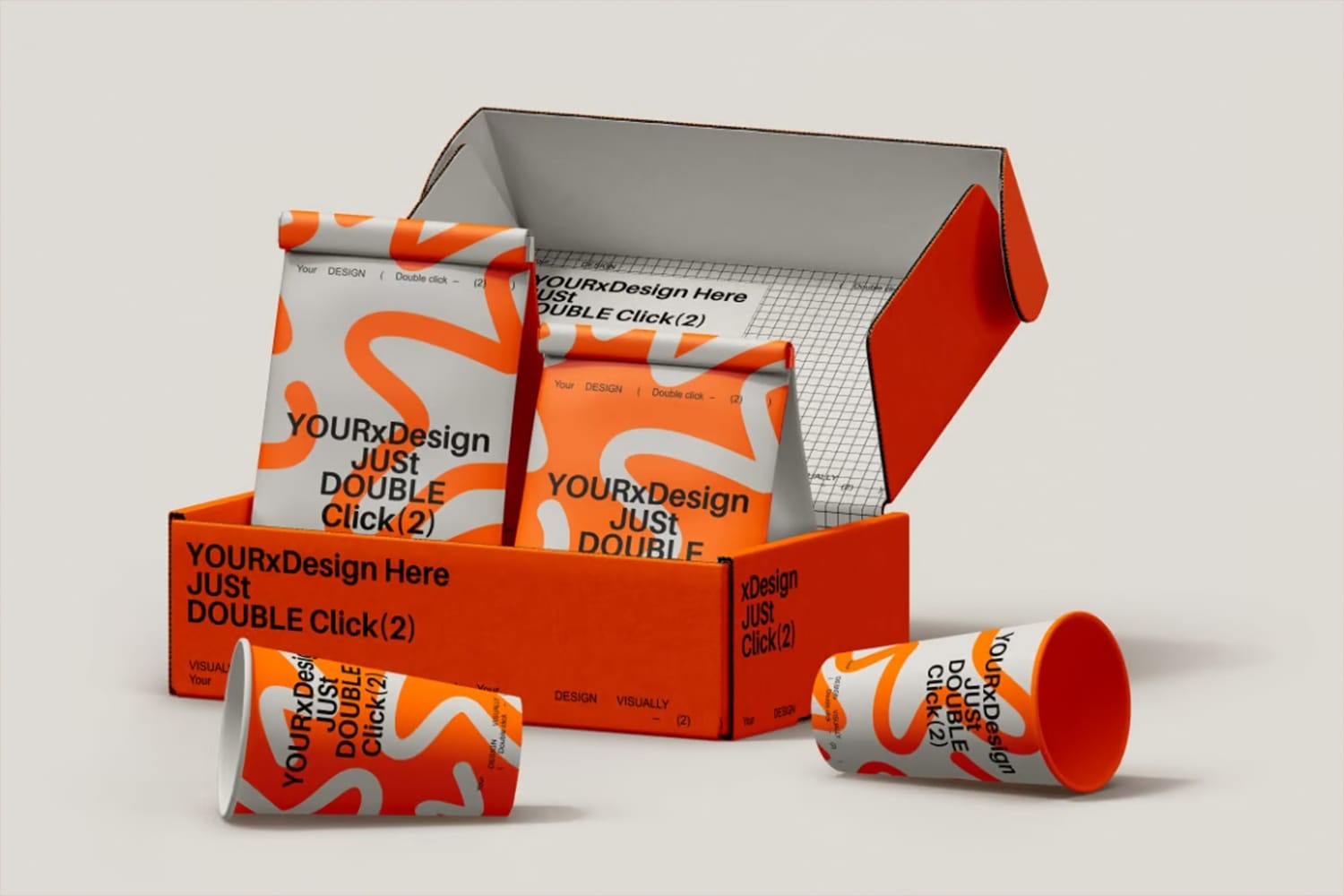 Paper Packaging Mockup Set