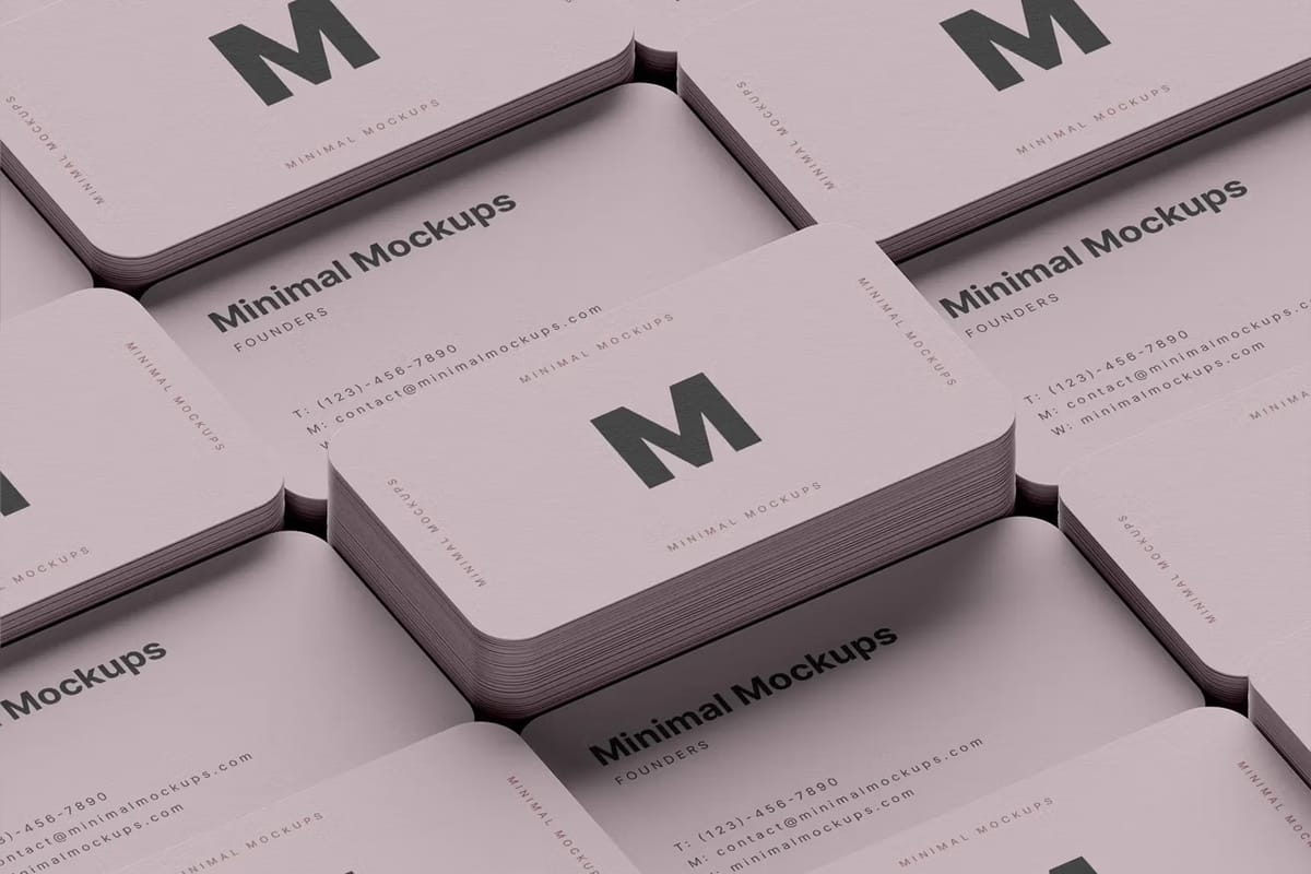 Business Card Set Mockup