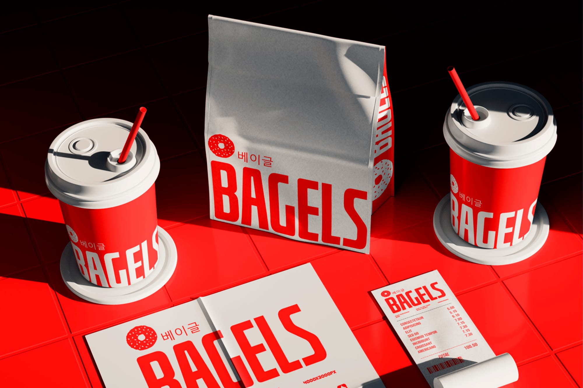 Cafe Branding Mockup
