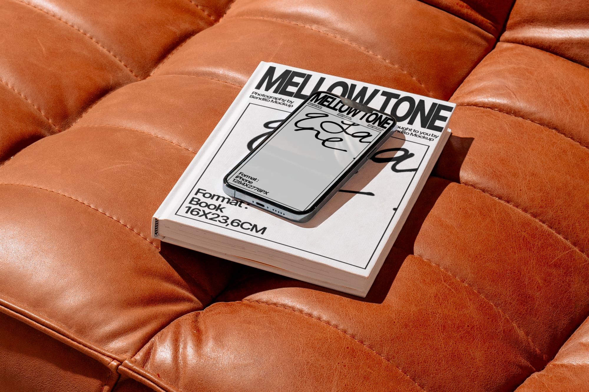 iPhone Mockup on Sofa