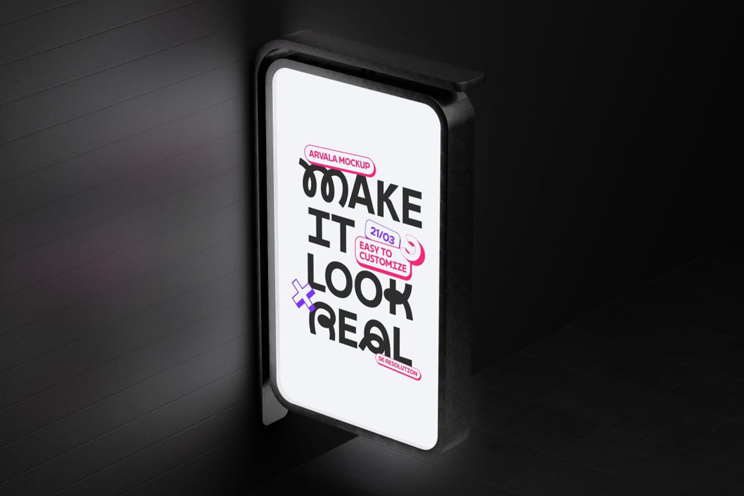 Light Box Mockup
