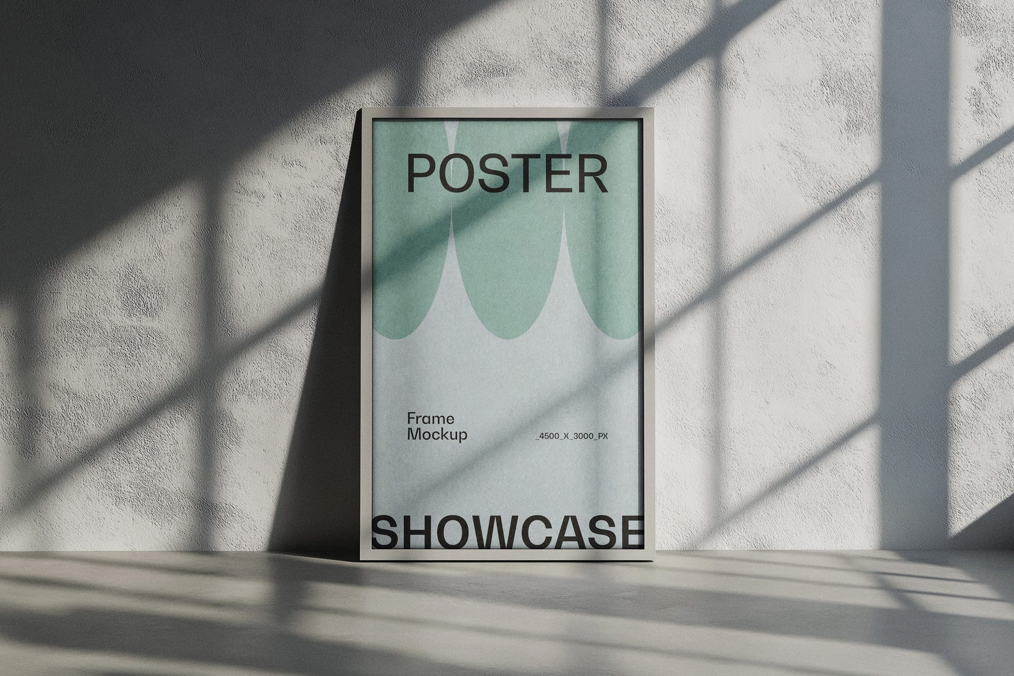Minimalist Poster in Frame Mockup