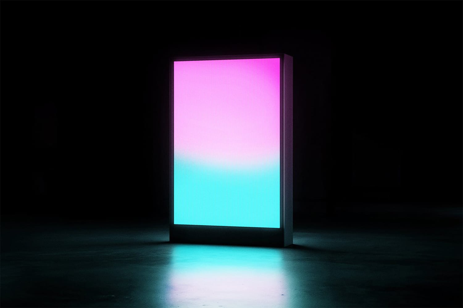 Vertical Digital Screen Mockup