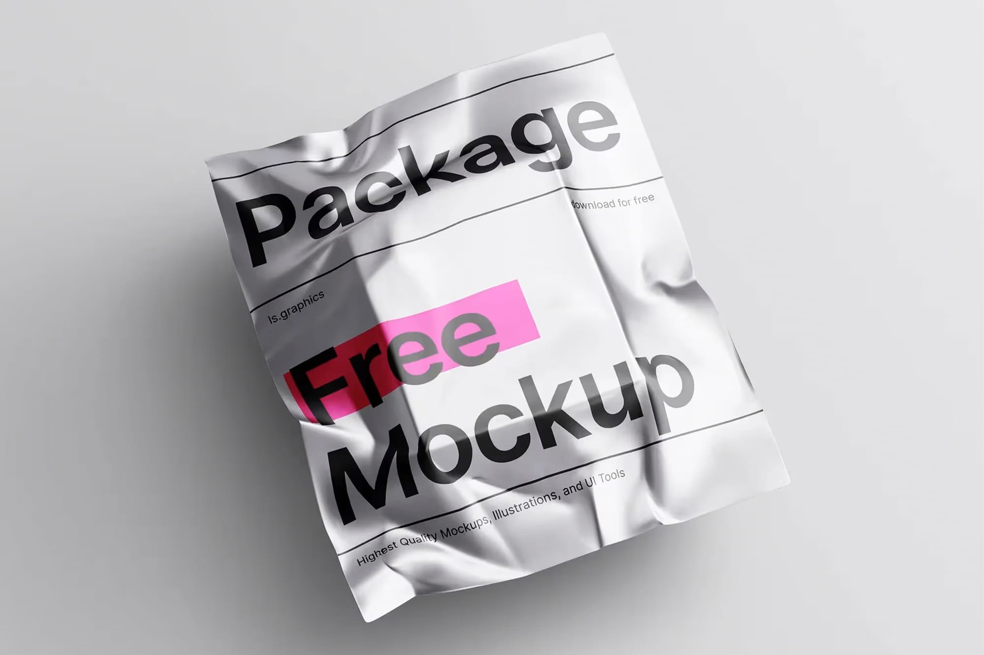 Metallic Package Mockup