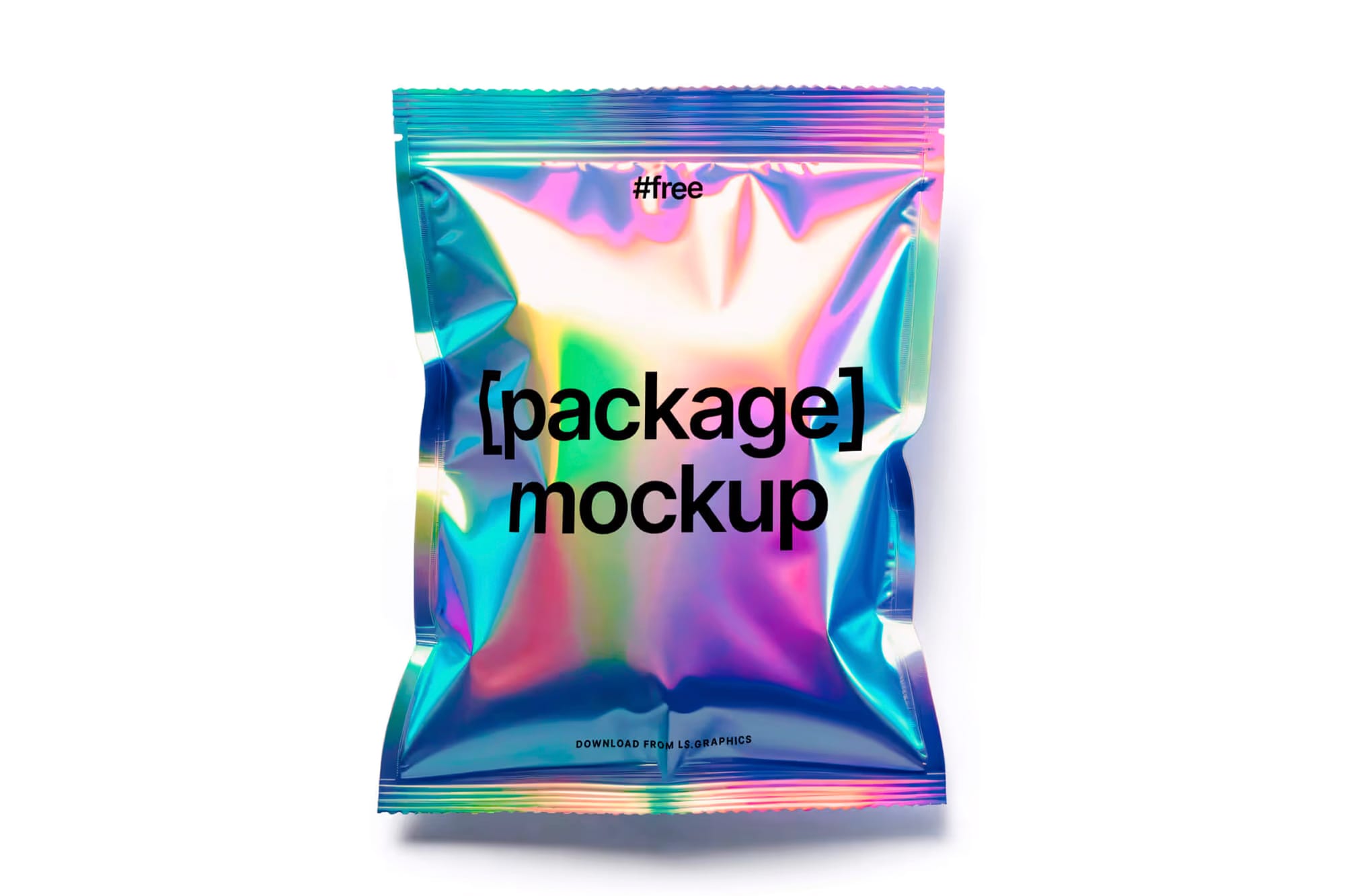Holographic Package Mockup