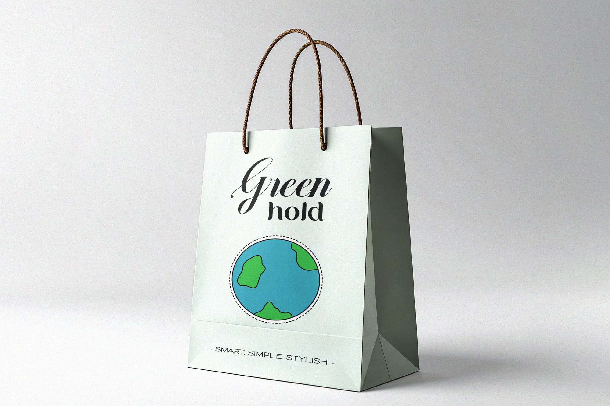 Eco Paper Bag Mockup
