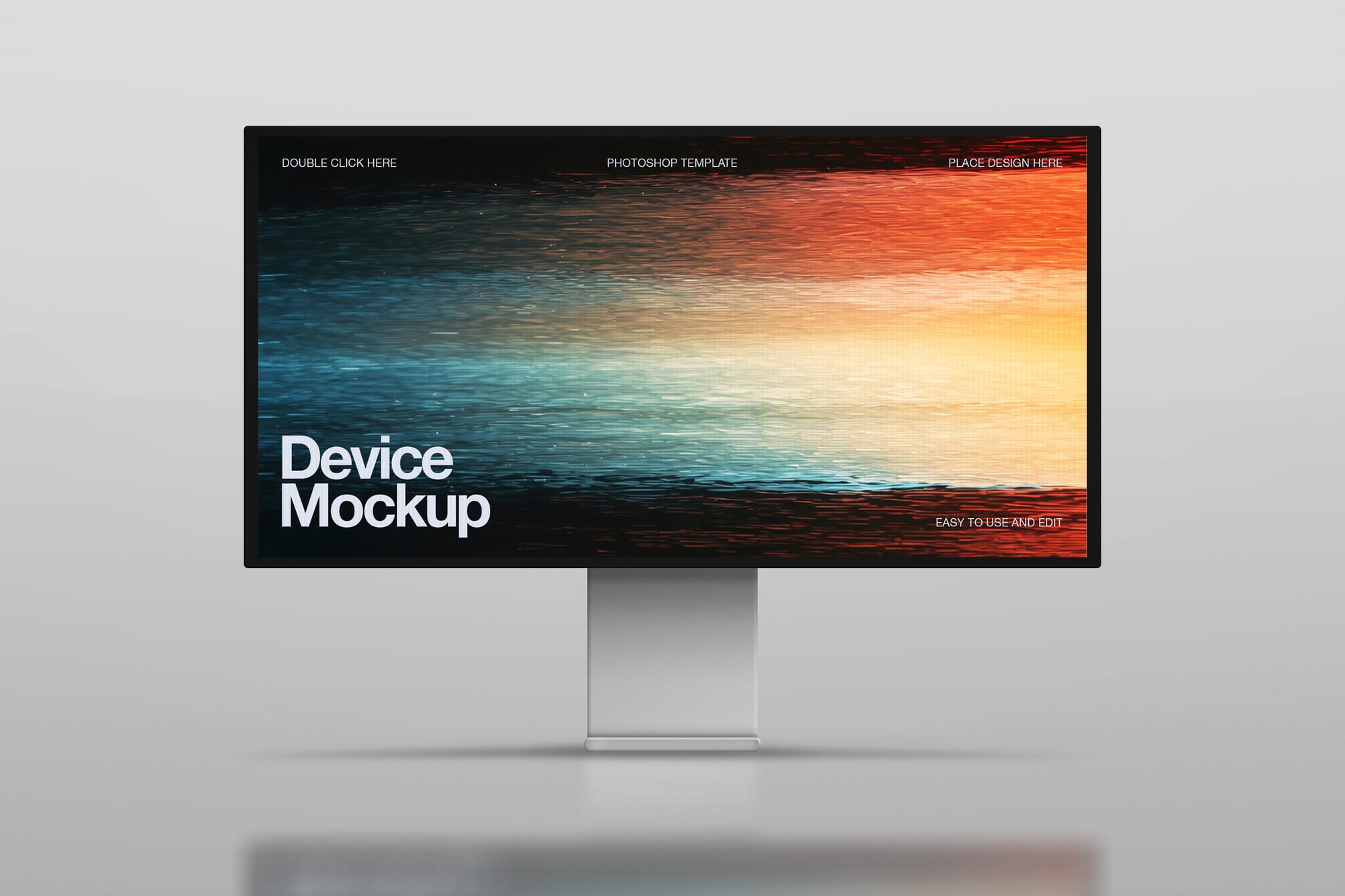 Modern Desktop Screen Mockup
