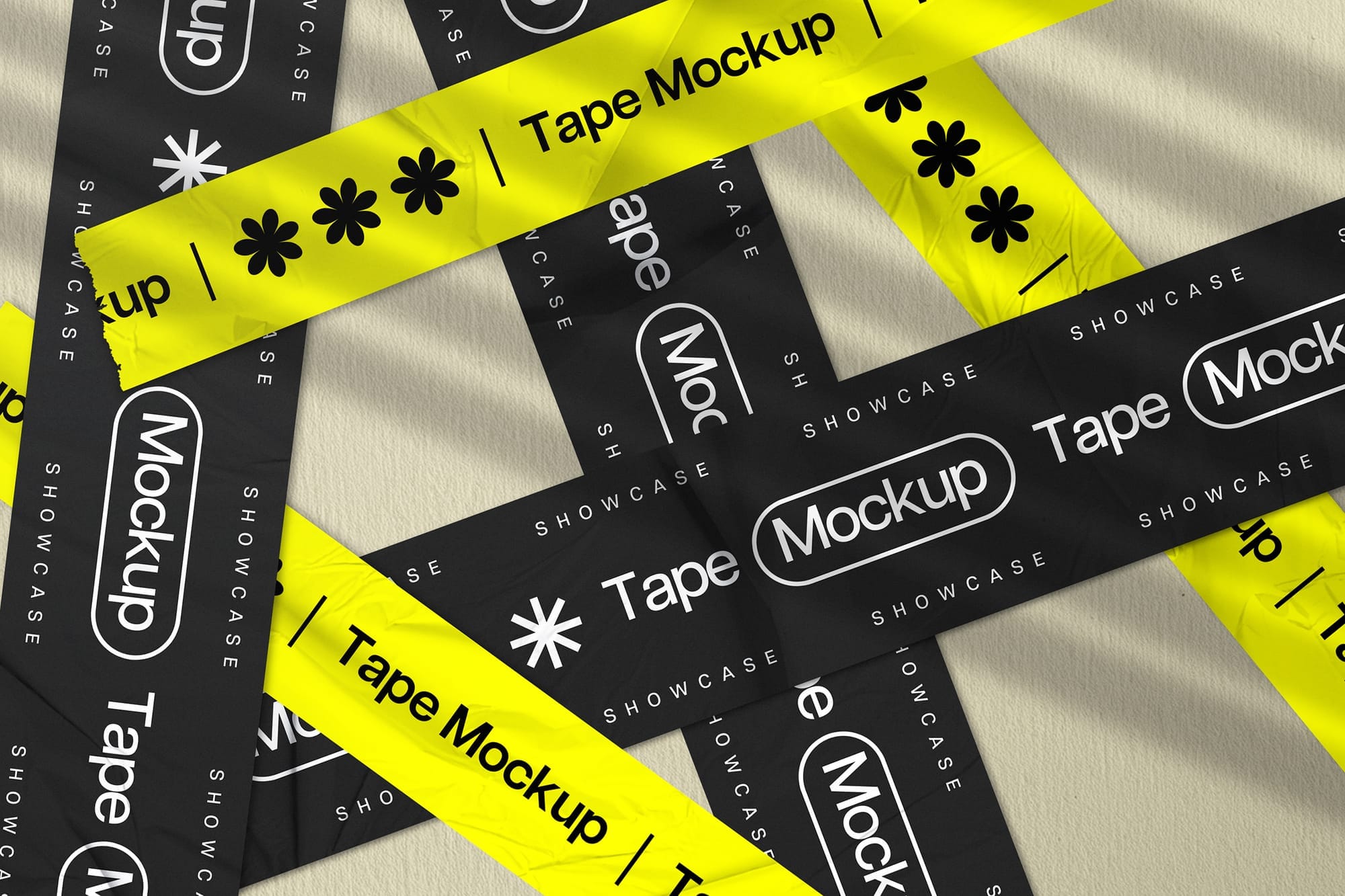 Tape Mockup with Shadow
