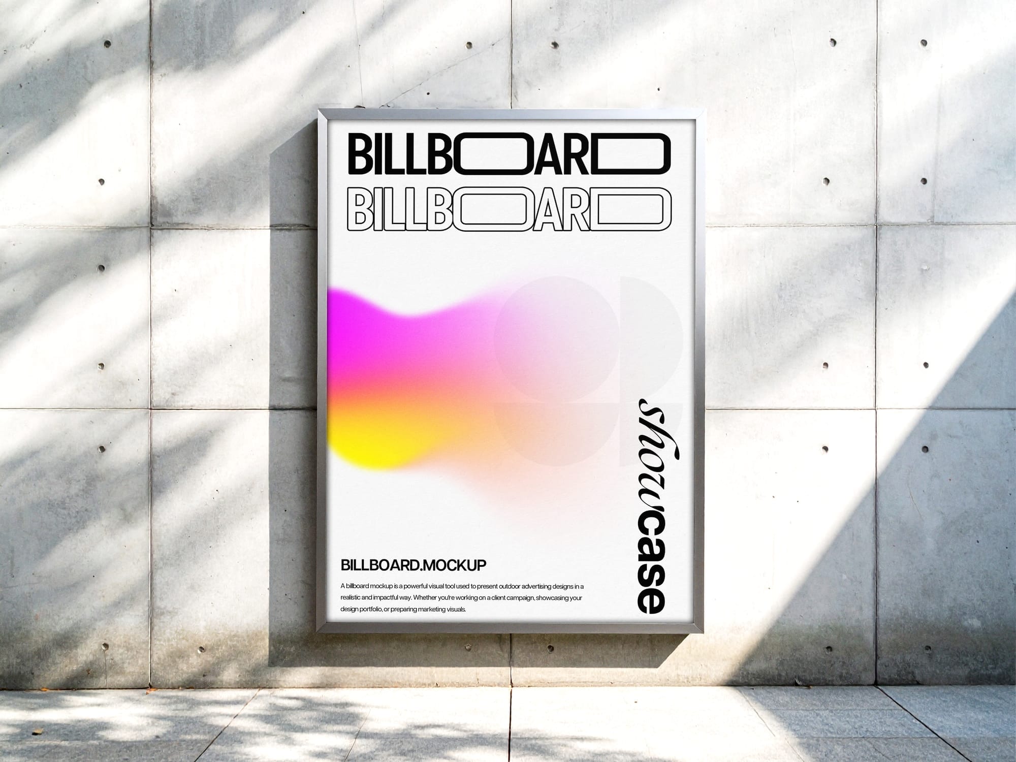 Billboard Outdoor Advertisement Mockup