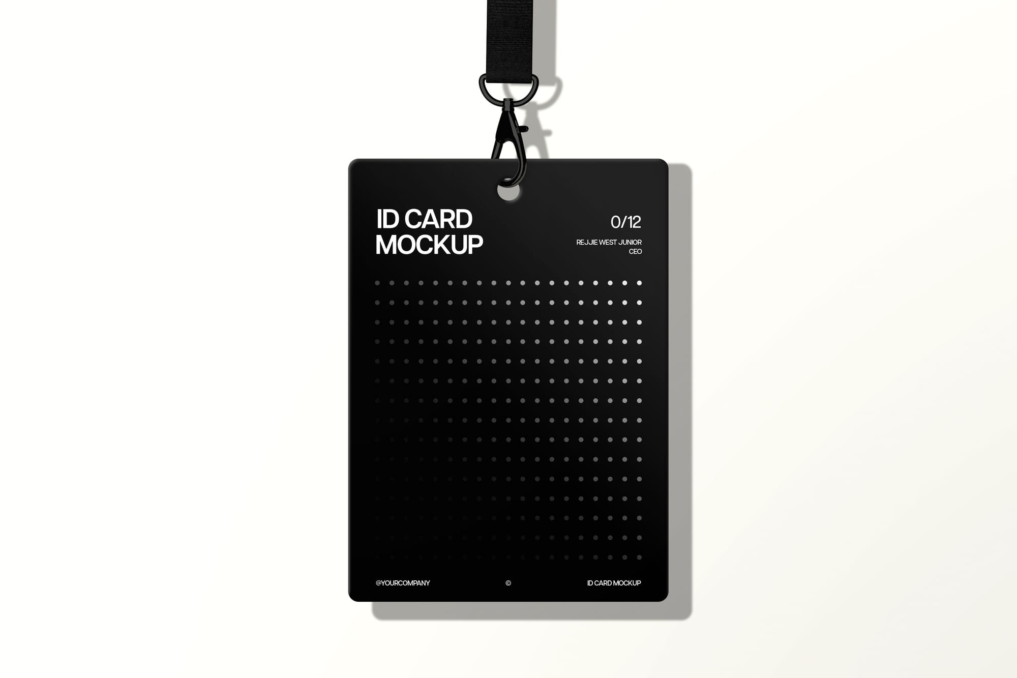 Elegant ID Card Mockup