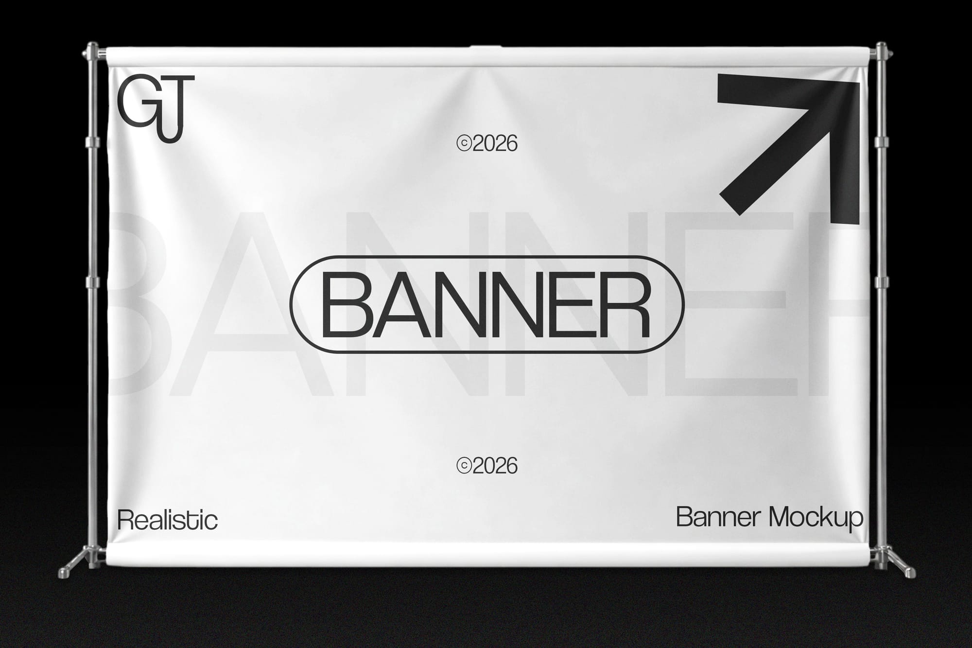 Stage Backdrop Banner Mockup