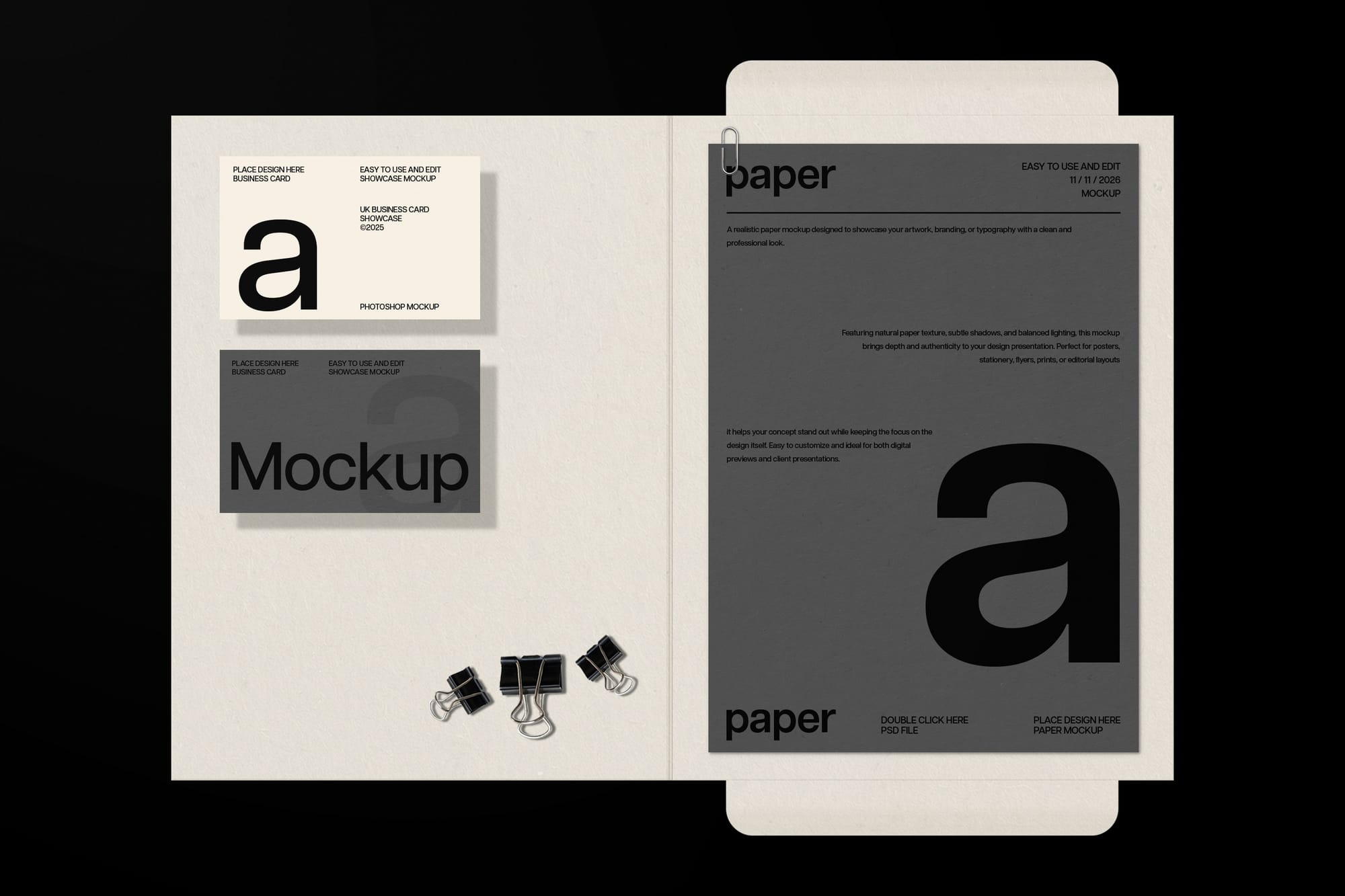 Elegant Stationery Mockup