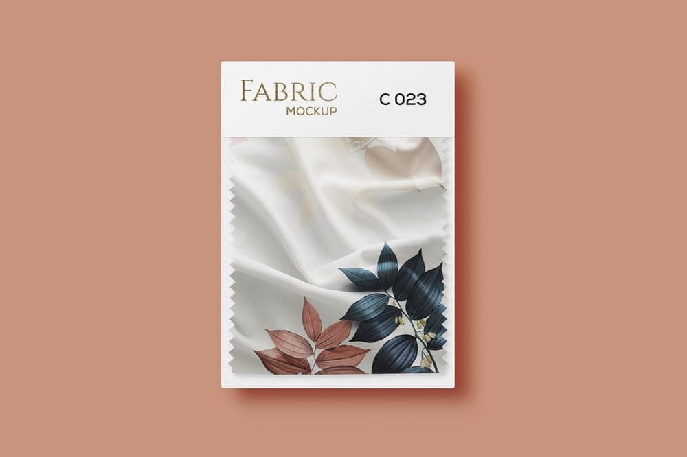 Fabric Swatches Mockup