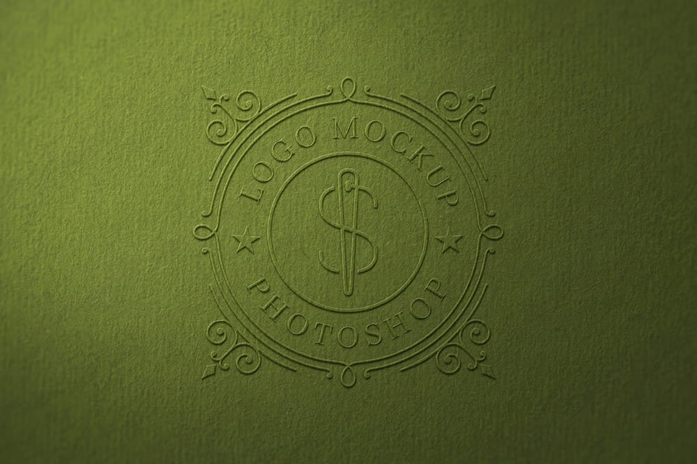 Logo Mockup - Embossed Effect