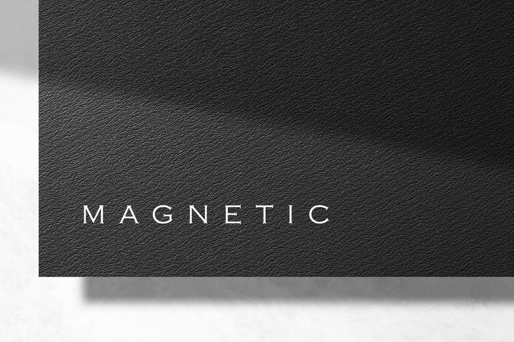 Magnetic Logo Mockup