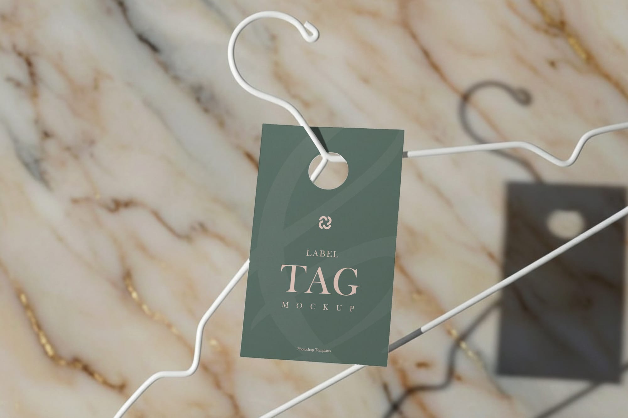 Minimalist Clothing Tag Mockup