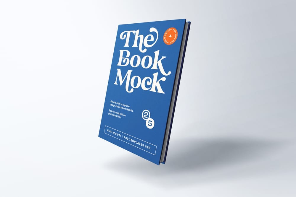 Modern Book Cover Mockup