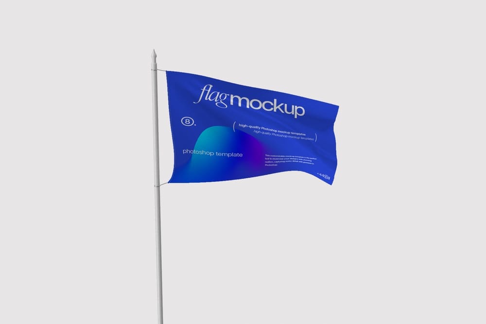 Outdoor Flag Mockup