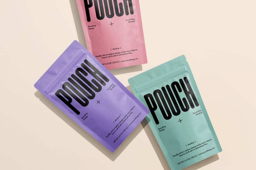 Pouch Bag Mockup