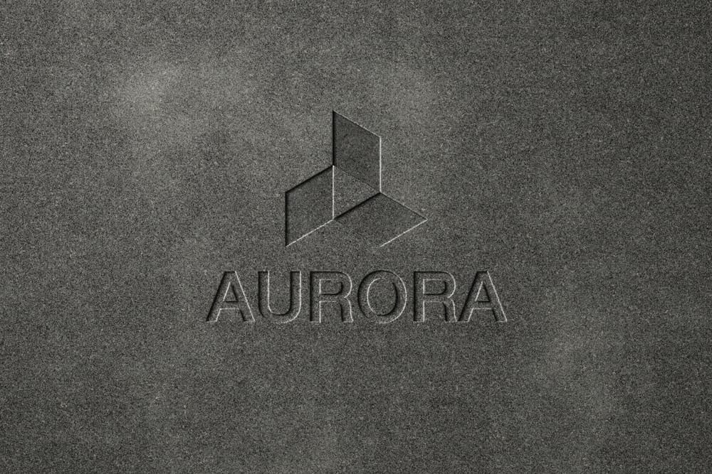 Premium Debossed Logo Mockup