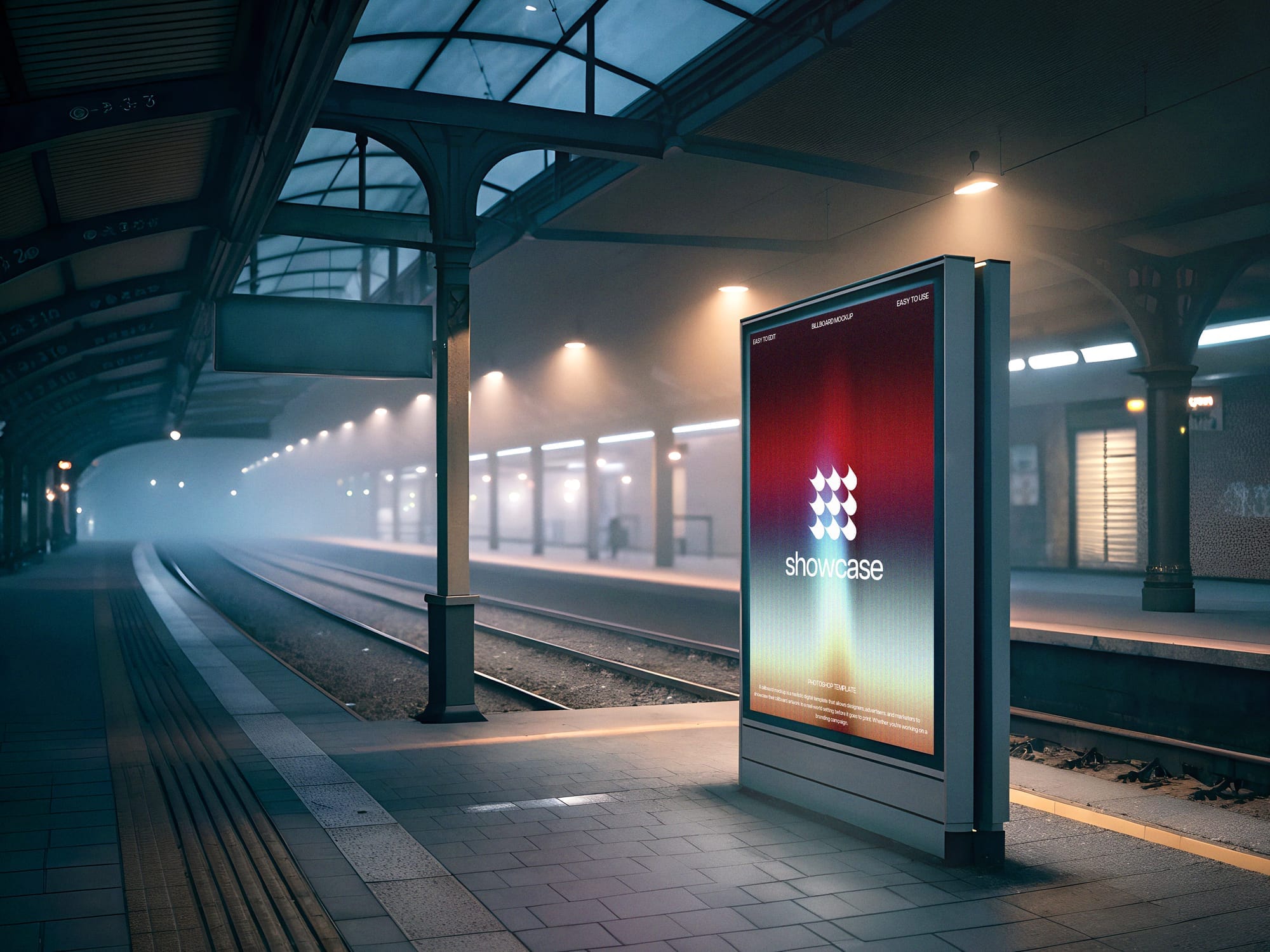 Station Billboard Mockup