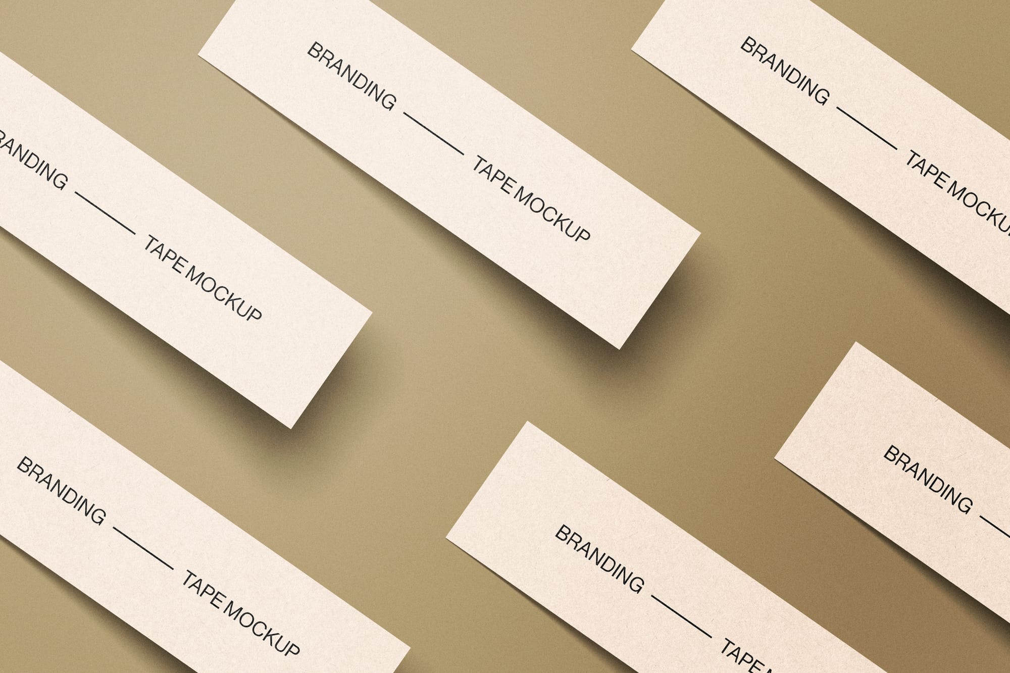 Tape Mockup Isometric