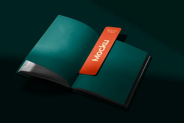 Bookmark Book Mockups