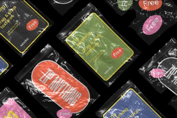 Zip Bag Mockup