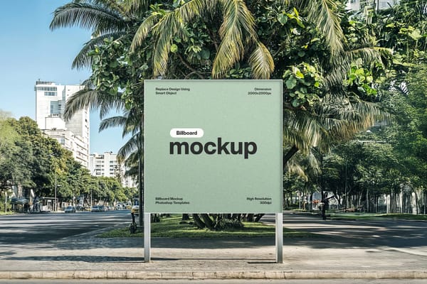 Stand Sign Mockups